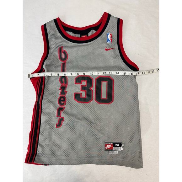 Vintage Nike Rasheed Wallace Portlant Trail Blazers #30 Jersey Y2K 1990s Medium - Picture 3 of 12